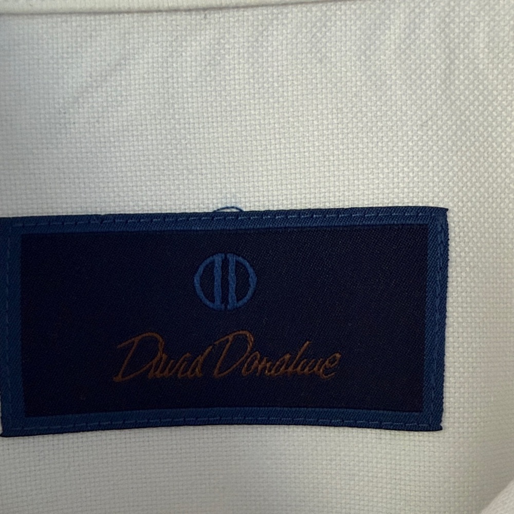 David Donahue Crisp White Dress Shirt - Picture 2 of 2